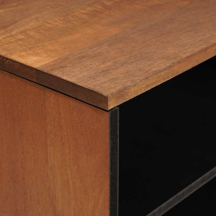 Cabinet TV cu depozitare Finisaj Acacia Maro 80 x 33 x 46 cm - WALTI WALTI