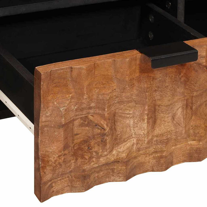 Cabinet TV cu sertar Finisaj Acacia Maro 100 x 33 x 46 cm - WALTI WALTI