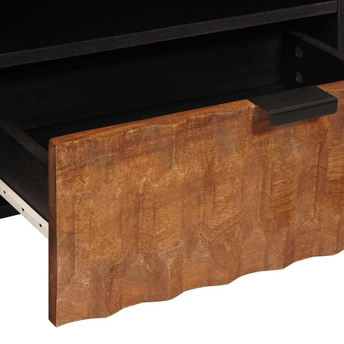 Cabinet TV cu sertar Finisaj Acacia Maro 80 x 33 x 46 cm - WALTI WALTI