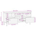 Cabinet TV cu sertar Finisaj Acacia Maro 100 x 33 x 46 cm - WALTI WALTI