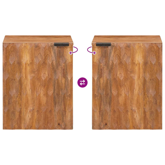 Dulap Suspendat pentru Baie cu raft cu ușă Maro 38 x 33 x 48 cm - WALTI WALTI