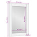 Oglindă pentru baie Finisaj Acacia Maro 50 x 70 x 2,5 cm - WALTI WALTI