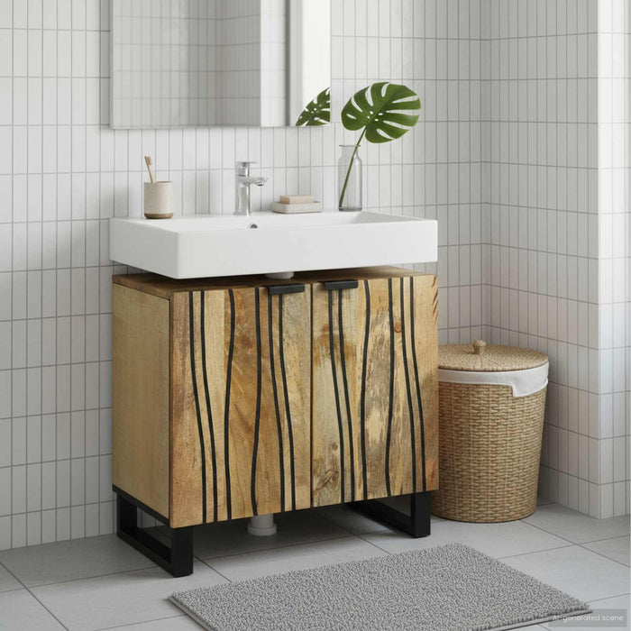 Dulap pentru Chiuveta de Baie cu raft Maro 62 x 33 x 58 cm - WALTI WALTI
