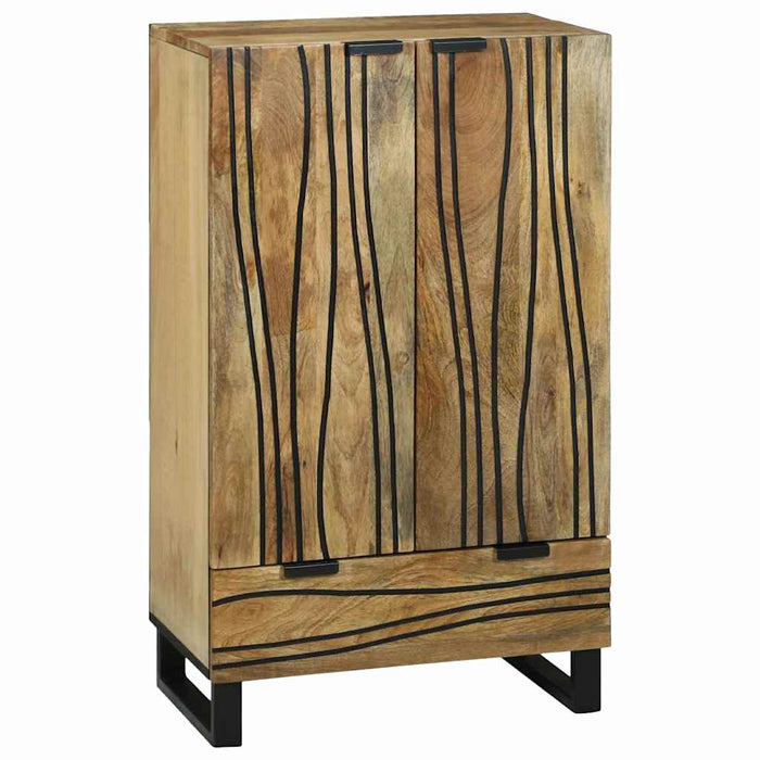 Highboard Maro 60 x 33 x 100 cm Lemn masiv de mango - WALTI WALTI