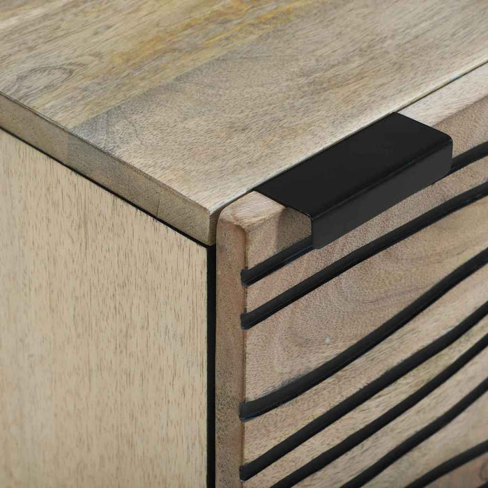 Mese de noptieră natural 40 x 33.5 x 46 cm - WALTI WALTI