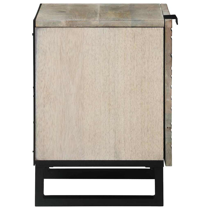 Mese de noptieră 2 pcs natural 40 x 33.5 x 46 cm - WALTI WALTI