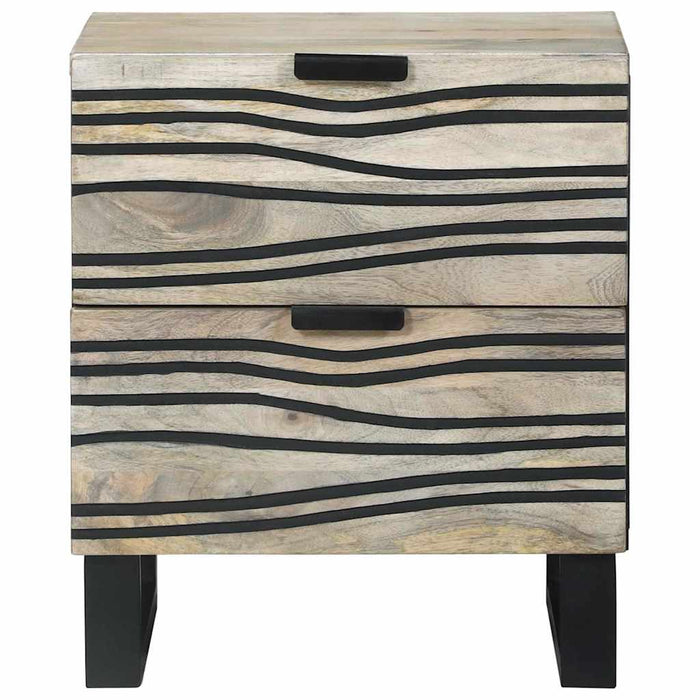 Mese de noptieră cu sertar 2 pcs castan 40 x 33.5 x 46 cm - WALTI WALTI