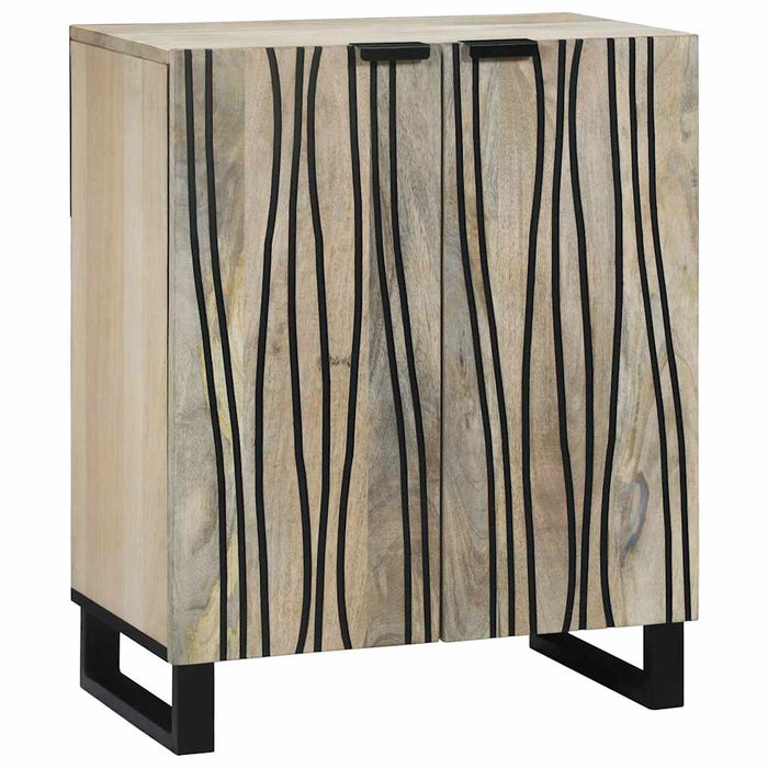 Bufet Alb 60 x 33.5 x 75 cm Lemn masiv de mango - WALTI WALTI
