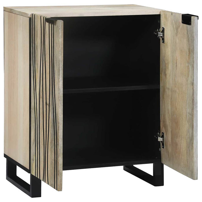 Bufet Alb 60 x 33.5 x 75 cm Lemn masiv de mango - WALTI WALTI