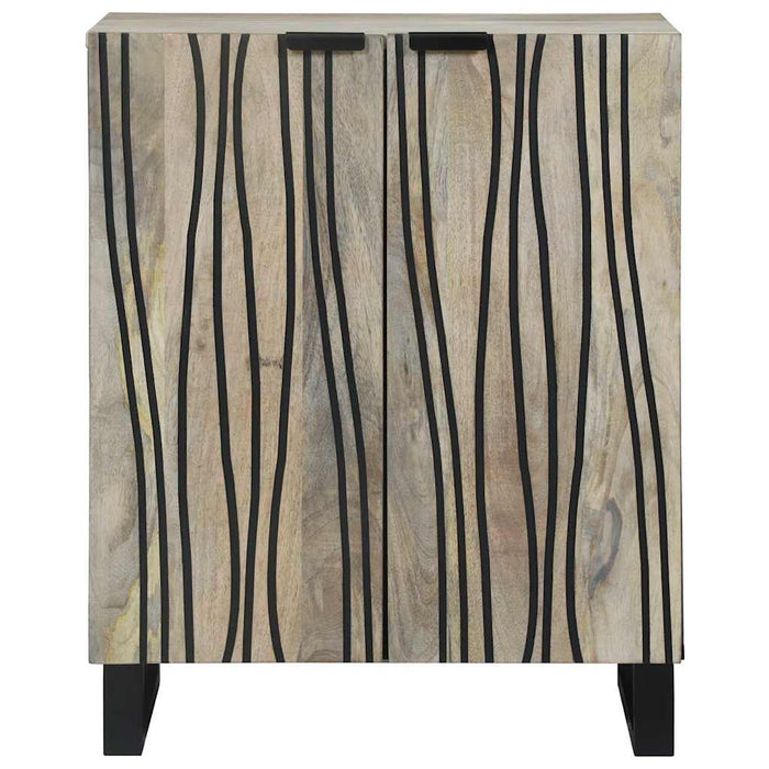 Bufet Alb 60 x 33.5 x 75 cm Lemn masiv de mango - WALTI WALTI