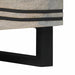 Masă de cafea Bej și negru 80 x 50 x 40 cm Lemn masiv de acacia - WALTI WALTI