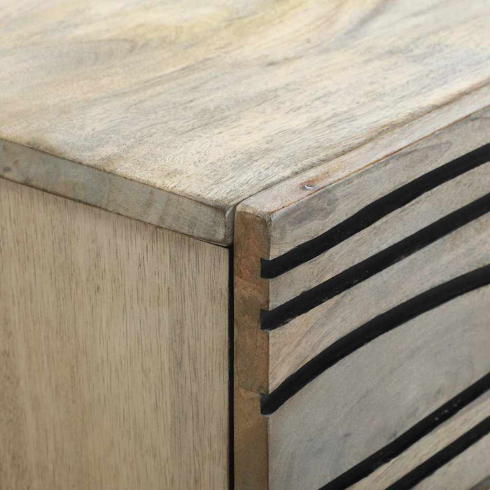 Dulap de noapte Alb 50 x 33 x 60 cm Lemn prelucrat - WALTI WALTI