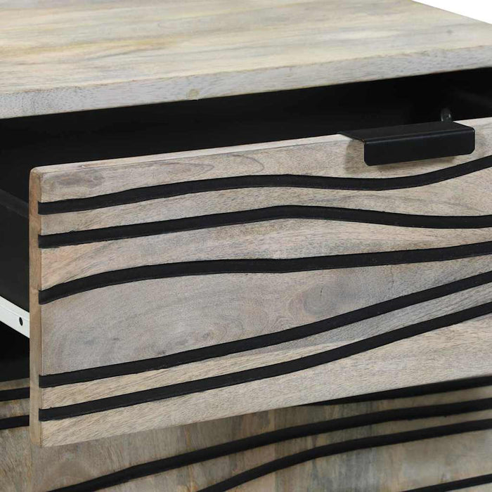Dulap de noapte Alb 50 x 33 x 60 cm Lemn prelucrat - WALTI WALTI