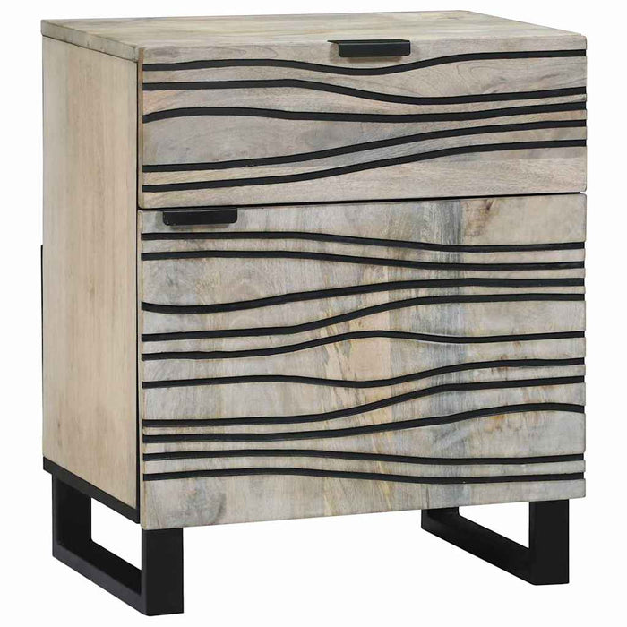 Dulap de noapte Alb 50 x 33 x 60 cm Lemn prelucrat - WALTI WALTI