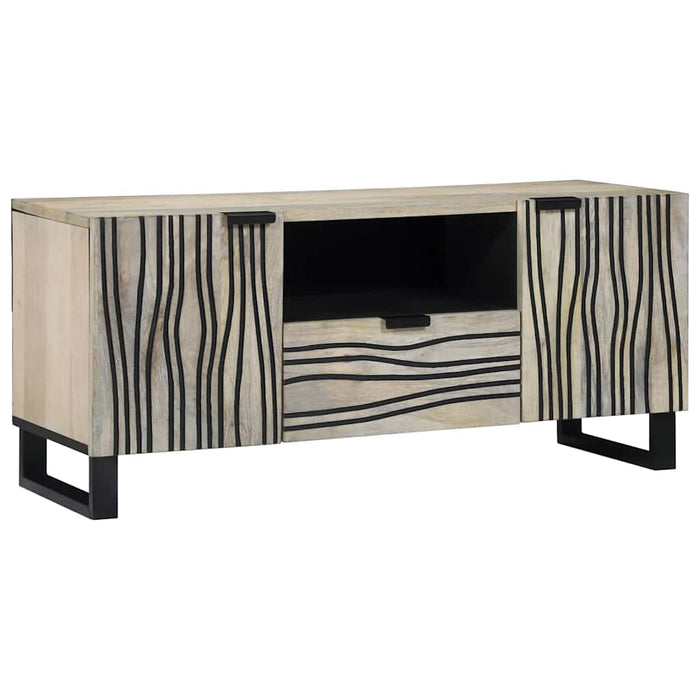 Unități TV cu sertar Alb 105 x 33 x 46 cm Lemn compozit - WALTI WALTI