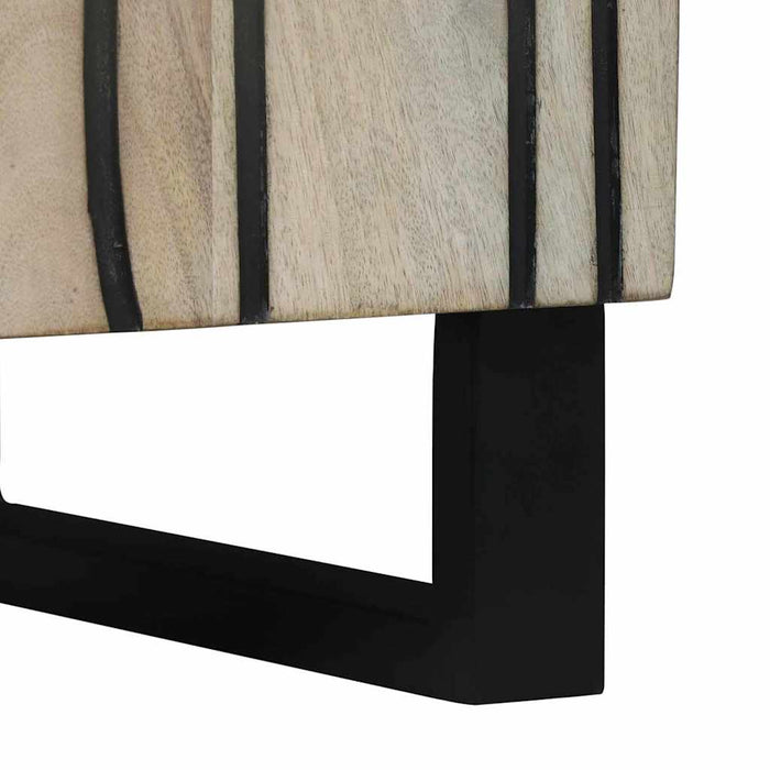Dulap de Baie cu raft cu ușă Maro și negru 38 x 33.5 x 58 cm - WALTI WALTI