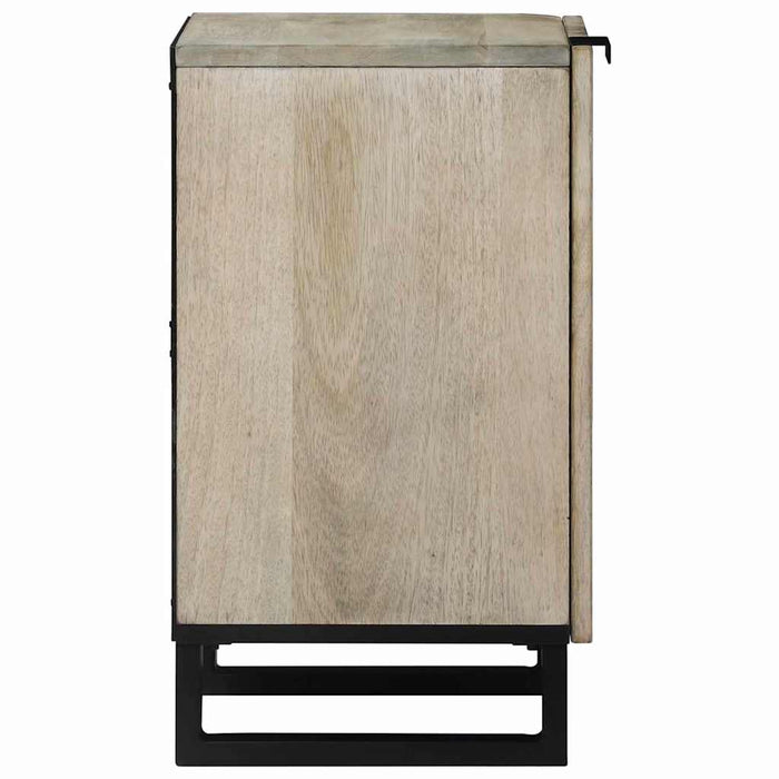 Dulap de Baie cu raft cu ușă Maro și negru 38 x 33.5 x 58 cm - WALTI WALTI