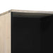 Dulap de Baie cu raft cu ușă Maro și negru 38 x 33 x 160 cm - WALTI WALTI