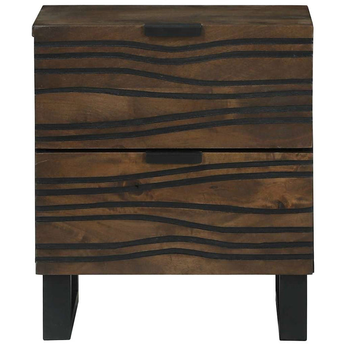 Noptieră cu sertar castan 40 x 33.5 x 46 cm - WALTI WALTI
