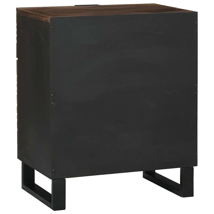 Dulap de noapte castan 50 x 33 x 60 cm Lemn prelucrat - WALTI WALTI