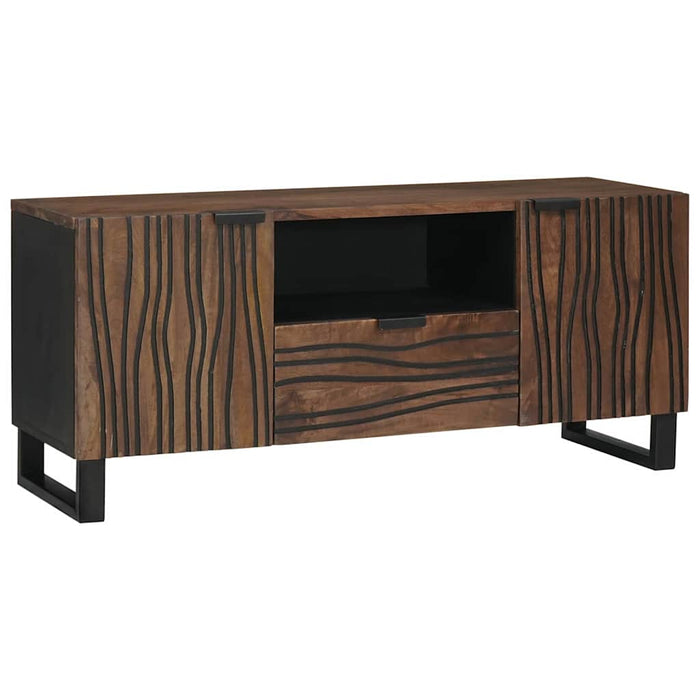 Unități TV cu sertar castan 105 x 33 x 46 cm Lemn compozit - WALTI WALTI