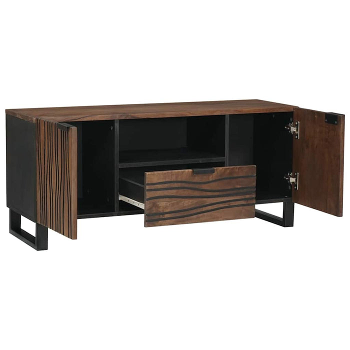 Unități TV cu sertar castan 105 x 33 x 46 cm Lemn compozit - WALTI WALTI