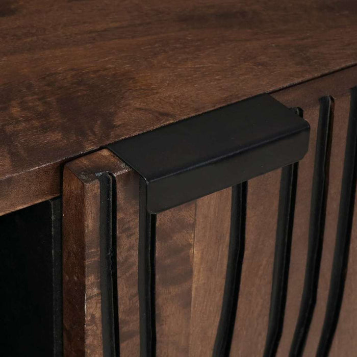 Unități TV castan 80 x 33 x 46 cm Lemn compozit - WALTI WALTI