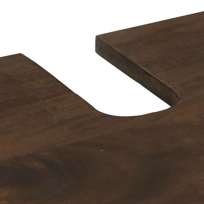 Dulap pentru Chiuveta de Baie cu raft castan 62 x 33 x 58 cm - WALTI WALTI