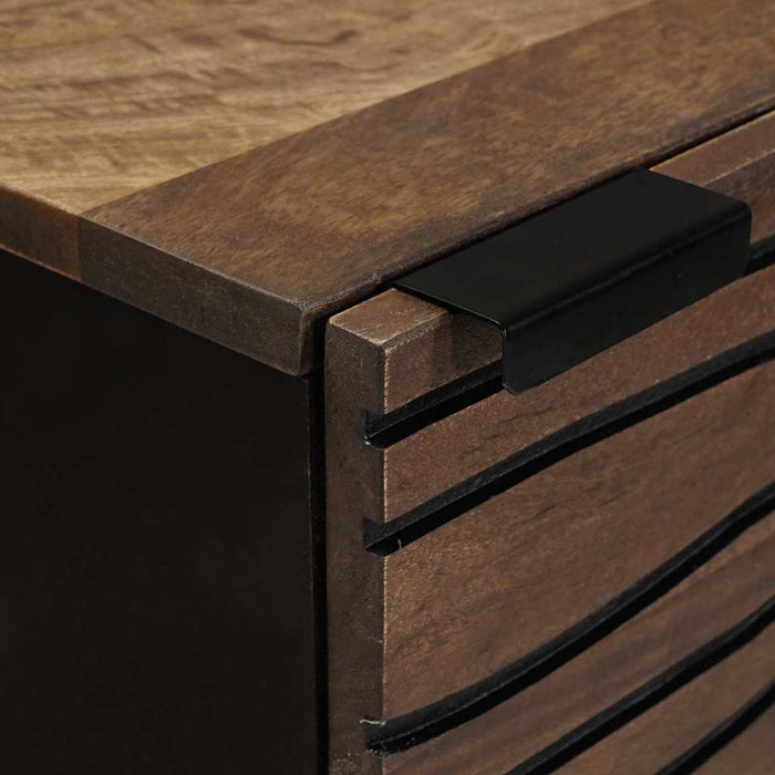 Highboard din lemn de nuc cu raft Altele cu depozitare cu ușă Maro 40 x 33.5 x 110 cm - WALTI WALTI
