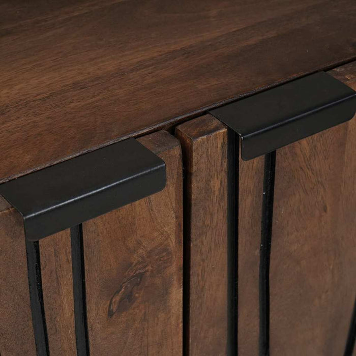 Highboard Maro 60 x 33 x 100 cm Lemn masiv de mango - WALTI WALTI