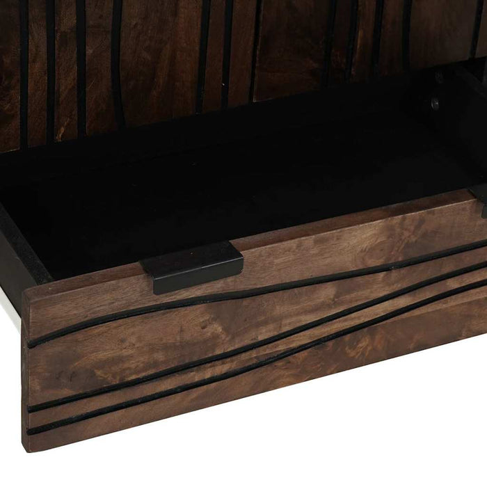 Highboard Maro 60 x 33 x 100 cm Lemn masiv de mango - WALTI WALTI