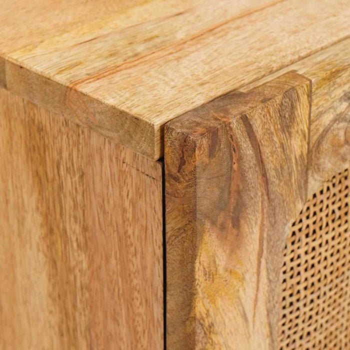 Dulap de noapte natural 40 x 33,5 x 46 cm Lemn de mango solid - WALTI WALTI