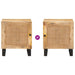 Dulap de noapte natural 40 x 33,5 x 46 cm Lemn de mango solid - WALTI WALTI