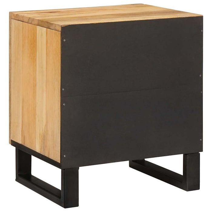 Dulap de noapte 2 pcs natural 40 x 33,5 x 46 cm - WALTI WALTI