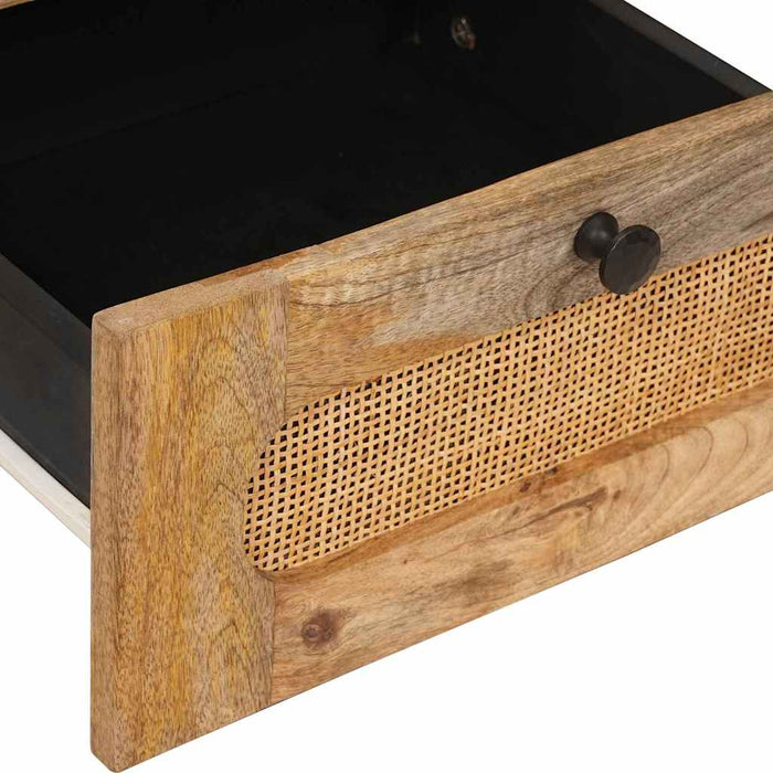 Dulap de noapte natural 40 x 33 x 46 cm Lemn de mango solid - WALTI WALTI