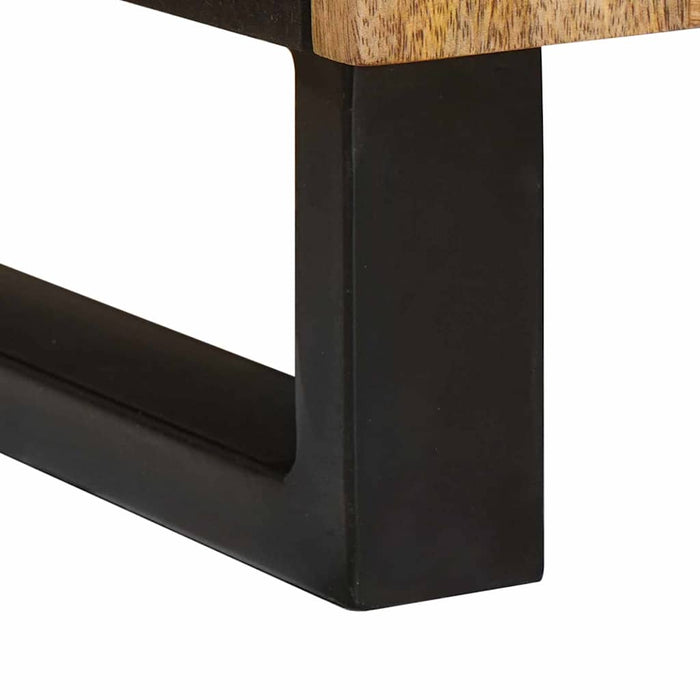 Dulap de noapte natural 40 x 33 x 46 cm Lemn de mango solid - WALTI WALTI