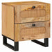 Dulap de noapte natural 40 x 33 x 46 cm Lemn de mango solid - WALTI WALTI