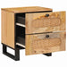 Dulap de noapte natural 40 x 33 x 46 cm Lemn de mango solid - WALTI WALTI