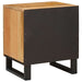 Dulap de noapte natural 40 x 33 x 46 cm Lemn de mango solid - WALTI WALTI