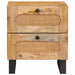 Dulap de noapte natural 40 x 33 x 46 cm Lemn de mango solid - WALTI WALTI