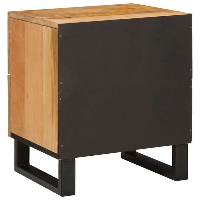 Dulap de noapte cu sertar 2 pcs natural 40 x 33 x 46 cm - WALTI WALTI