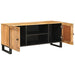 Cabinet TV cu raft Maro 105 x 33 x 46 cm Lemn de mango solid - WALTI WALTI