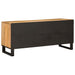 Cabinet TV cu raft Maro 105 x 33 x 46 cm Lemn de mango solid - WALTI WALTI