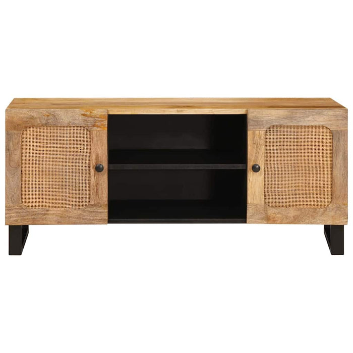 Cabinet TV cu raft Maro 105 x 33 x 46 cm Lemn de mango solid - WALTI WALTI