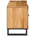 Cabinet TV cu raft Maro 105 x 33 x 46 cm Lemn de mango solid - WALTI WALTI
