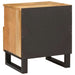 Dulap de noapte natural 40 x 33 x 46 cm Lemn de mango solid - WALTI WALTI