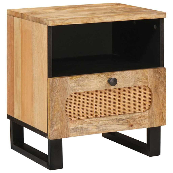 Dulap de noapte cu sertar 2 pcs natural 40 x 33 x 46 cm - WALTI WALTI