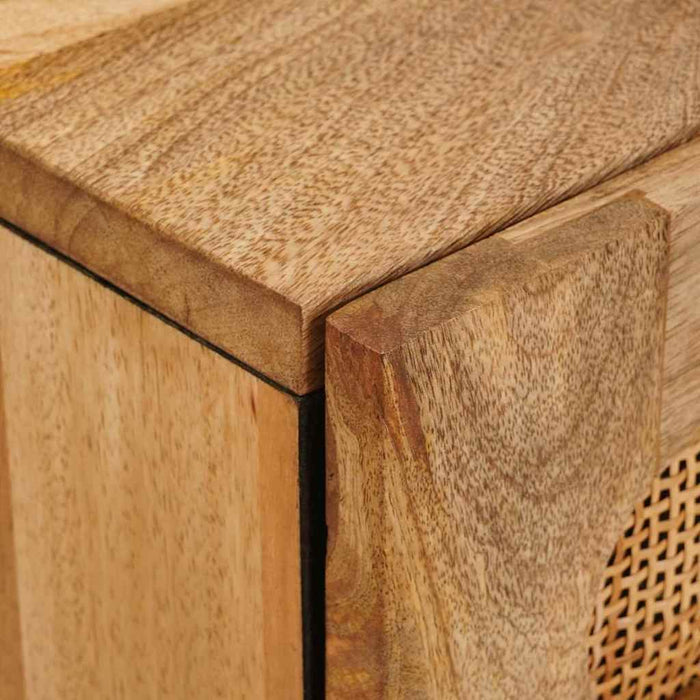 Dulap de noapte natural 50 x 33 x 60 cm Lemn de mango solid - WALTI WALTI