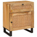 Dulap de noapte natural 50 x 33 x 60 cm Lemn de mango solid - WALTI WALTI