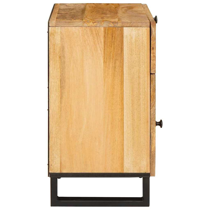 Dulap de noapte natural 50 x 33 x 60 cm Lemn de mango solid - WALTI WALTI